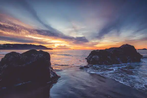 Baker Beach SanFran Sunset Landscape Baker Beach SanFran Sunset Landscape