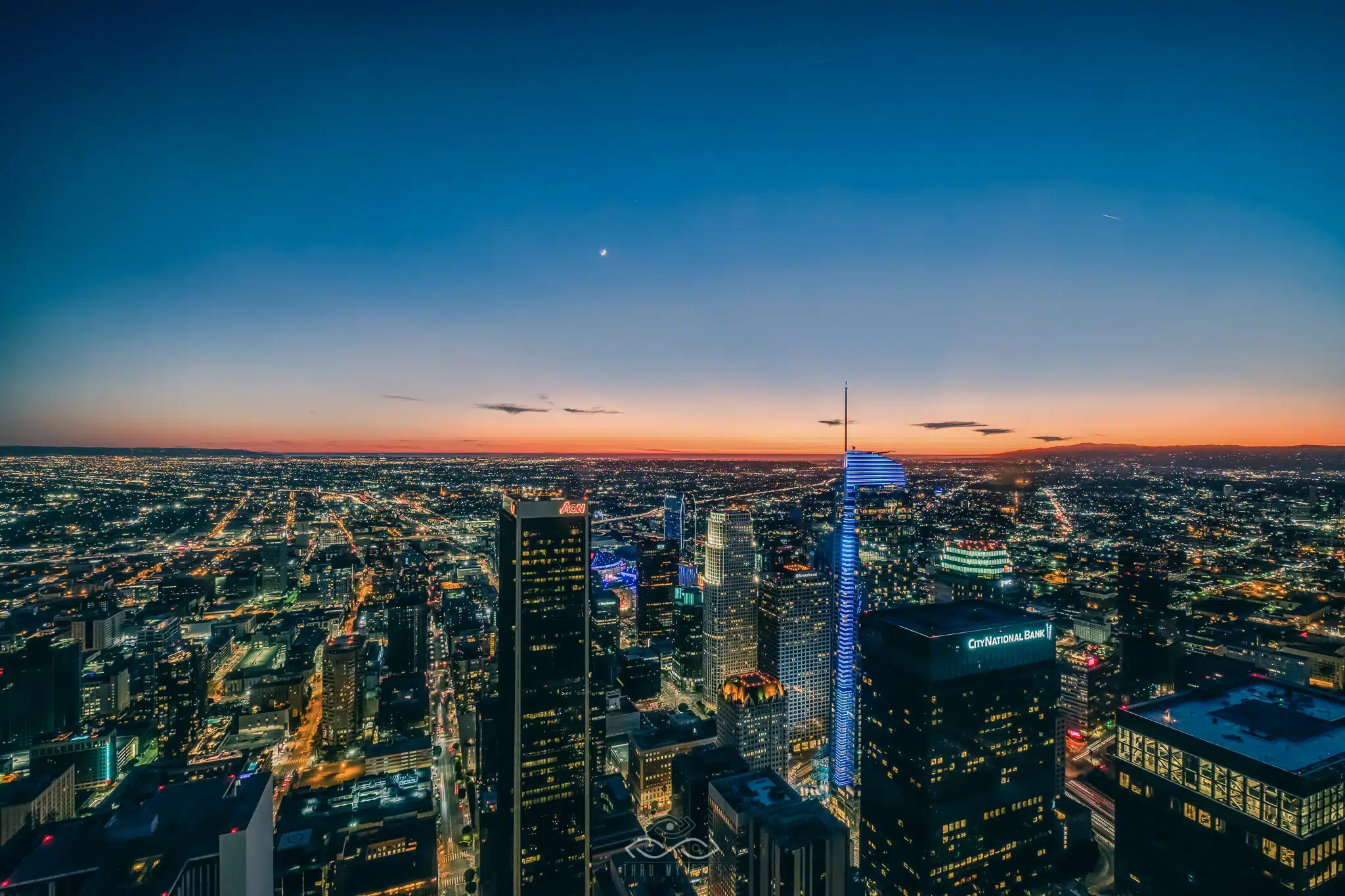 DTLA Cityscape Sunset Landscape LosAngeles