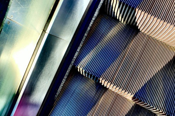 Abstract Elevator Stairs Movement