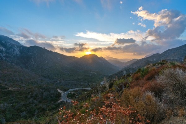 Angeles Forest Mountains California Landscape