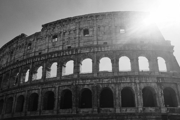 BW Rome Coliseum Travel Architecture