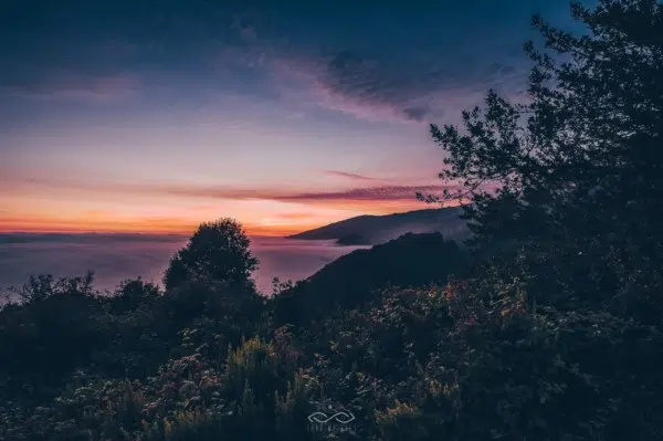 BigSur Mountains California Sunset Landscape BigSur Mountains California Sunset Landscape