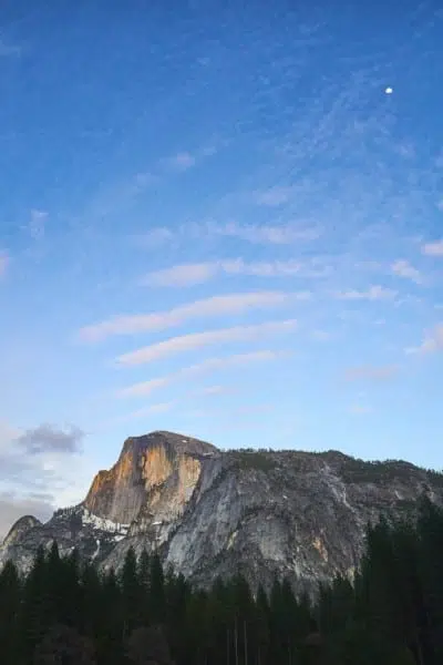 Half Dome Moonrise Yosemite Nature Half Dome Moonrise Yosemite Nature