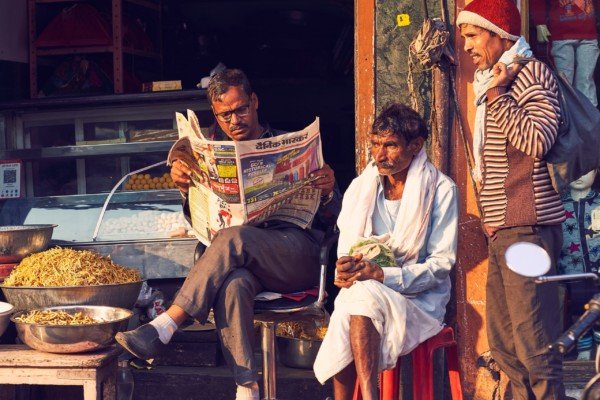 Men Barber India Street Travel