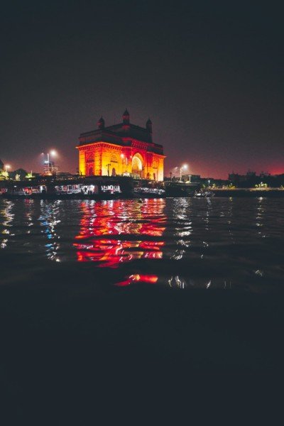 Mumbai Gate India Night Travel
