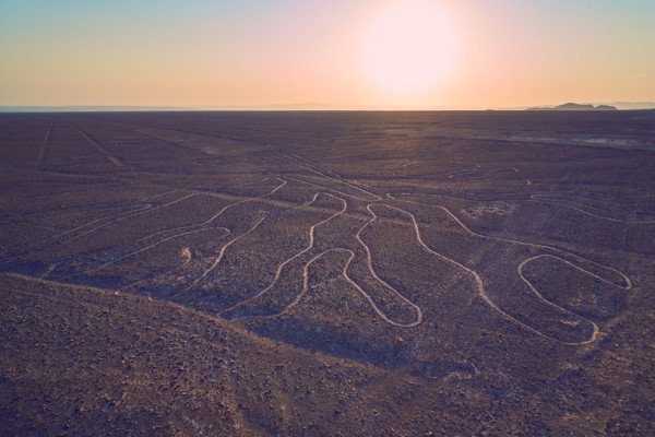Nazca Lines Sunset Peru Travel