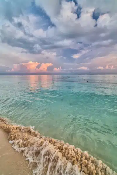 Ocean Sunrise Waves Water Cancun Ocean Sunrise Waves Water Cancun