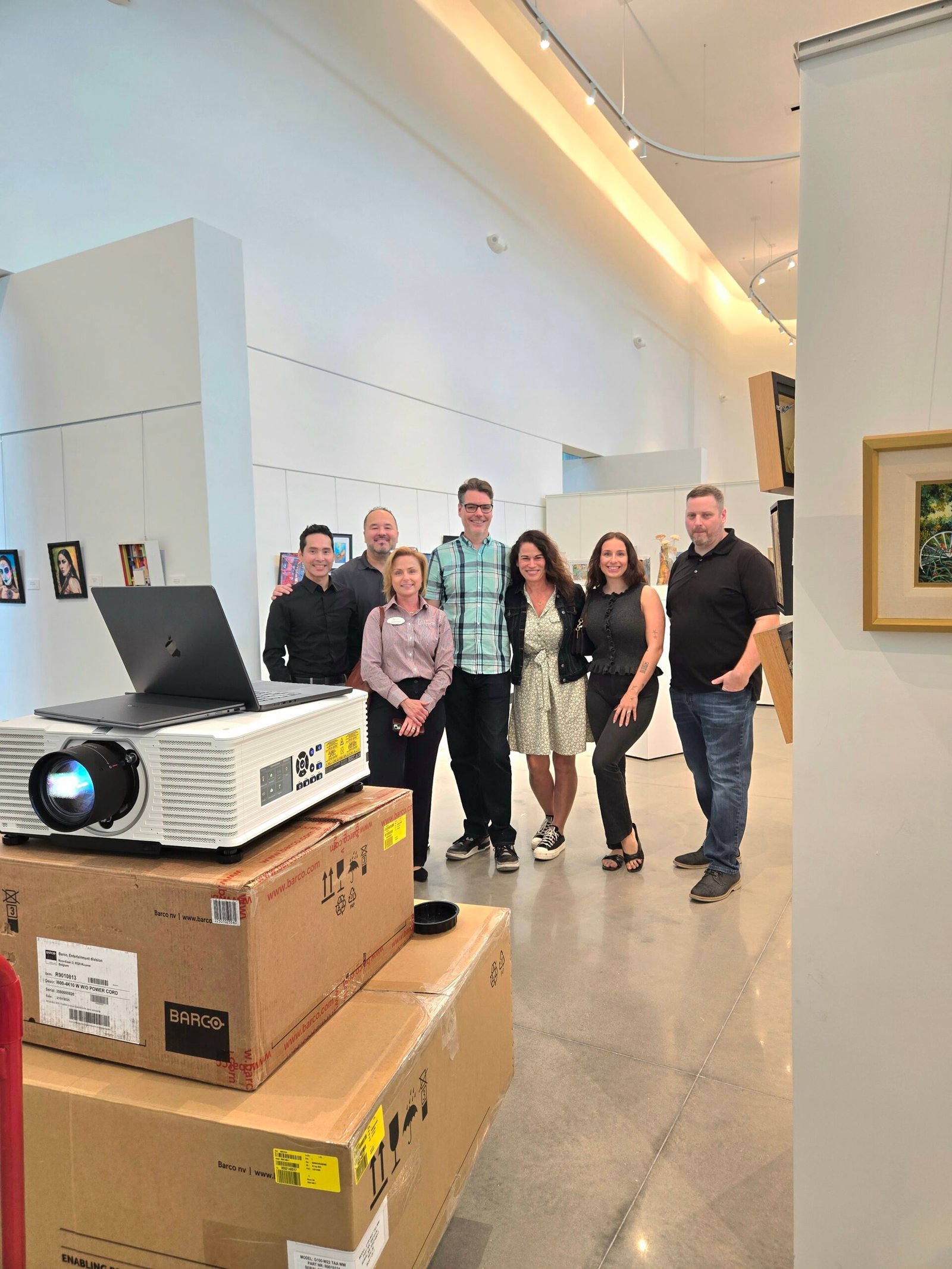 Thru My Eyes Gallery Projector Sponsors at Herrig Center for the Arts